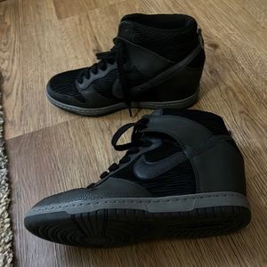 Nike black shoes